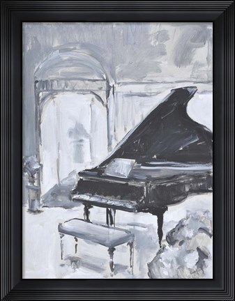 Framed Piano Blues VI Print