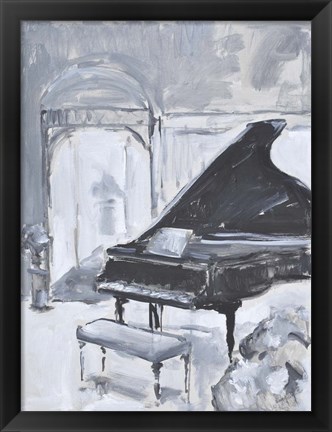 Framed Piano Blues VI Print