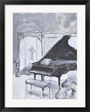 Framed Piano Blues VI Print