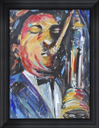 Framed Listen to the Music III Print