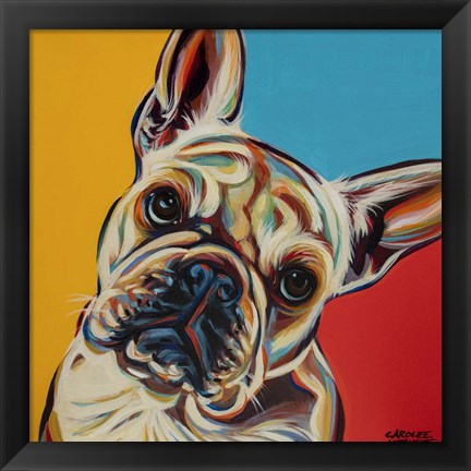 Framed Chroma Dogs III Print