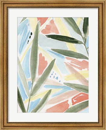 Framed Tropical Impression II Print