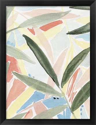 Framed Tropical Impression III Print