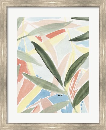 Framed Tropical Impression III Print