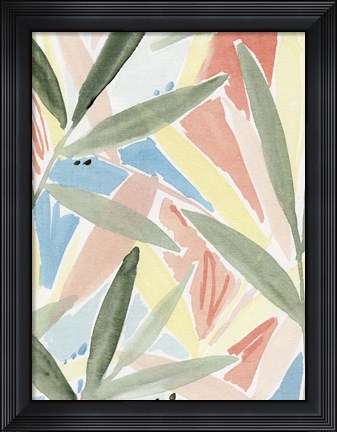 Framed Tropical Impression IV Print