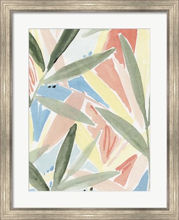 Framed Tropical Impression IV Print