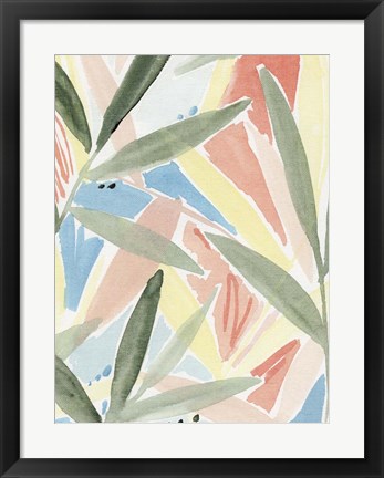 Framed Tropical Impression IV Print
