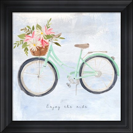 Framed Enjoy the Ride I Print