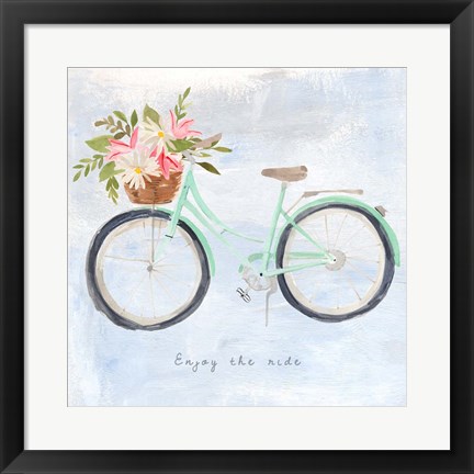 Framed Enjoy the Ride I Print