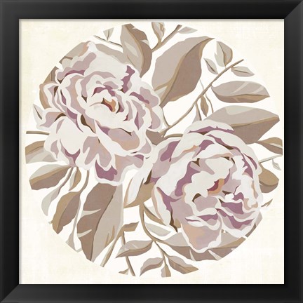 Framed Eye of Peony II Print