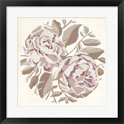 Framed Eye of Peony II Print