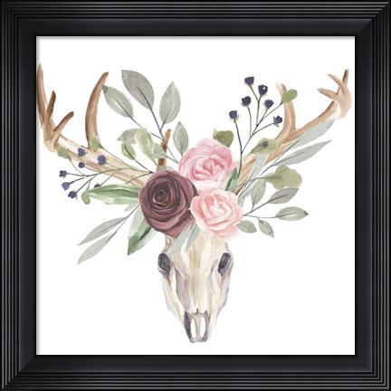 Framed Branched Posy II Print