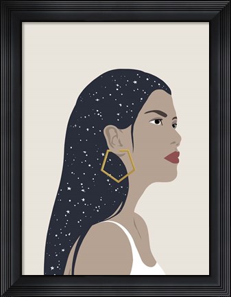 Framed Heavenly Hair II Print