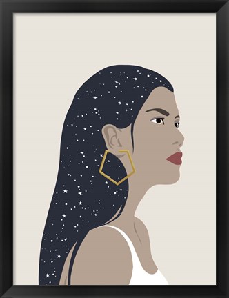 Framed Heavenly Hair II Print