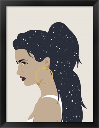 Framed Heavenly Hair III Print