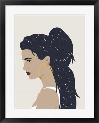 Framed Heavenly Hair III Print