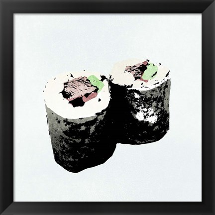 Framed Sushi Style III Print