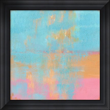 Framed Day Glow Pastel I Print