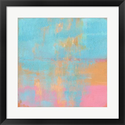 Framed Day Glow Pastel I Print