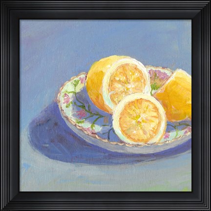 Framed Still Citrus I Print