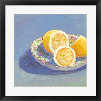 Framed Still Citrus I Print