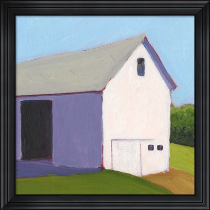 Framed Bucolic Structure I Print