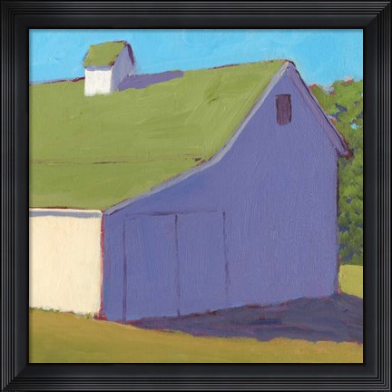 Framed Bucolic Structure II Print