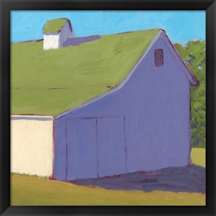 Framed Bucolic Structure II Print