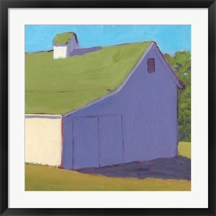 Framed Bucolic Structure II Print