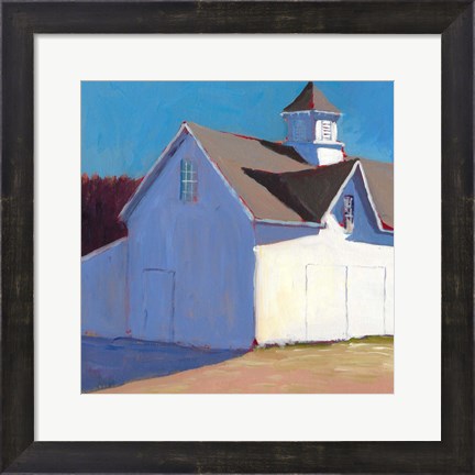 Framed Bucolic Structure III Print