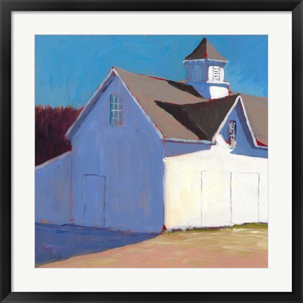 Framed Bucolic Structure III Print