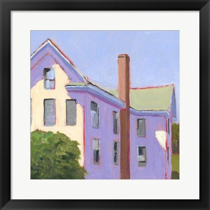 Framed Bucolic Structure IV Print