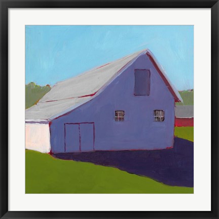 Framed Bucolic Structure V Print