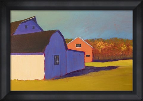 Framed Bucolic Structure VII Print