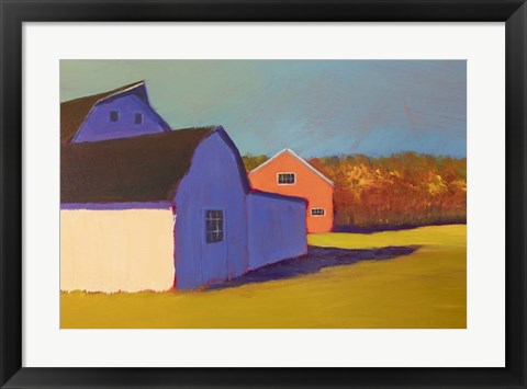 Framed Bucolic Structure VII Print