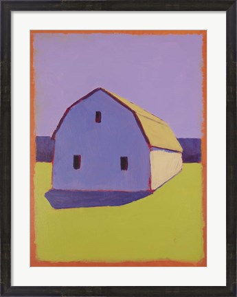 Framed Bucolic Structure X Print