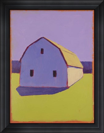 Framed Bucolic Structure X Print