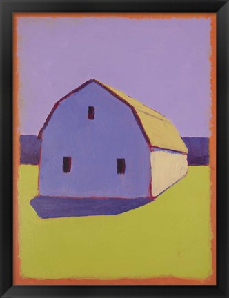 Framed Bucolic Structure X Print