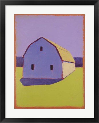 Framed Bucolic Structure X Print