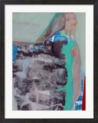 Framed Walking Woman IV Print