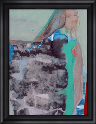 Framed Walking Woman IV Print