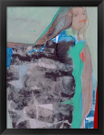 Framed Walking Woman IV Print