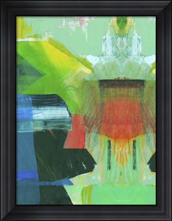 Framed Abstract Punch I Print