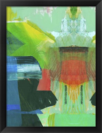 Framed Abstract Punch I Print