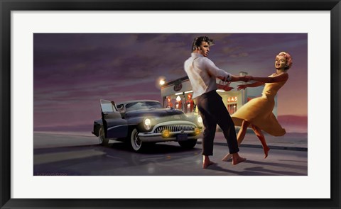 Framed Rendezvous 2 Print