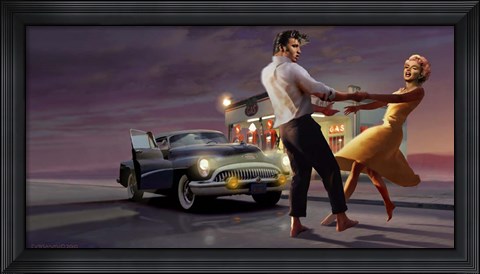 Framed Rendezvous 2 Print