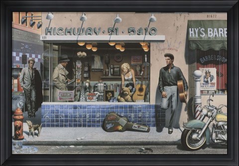 Framed Highway 51 Print