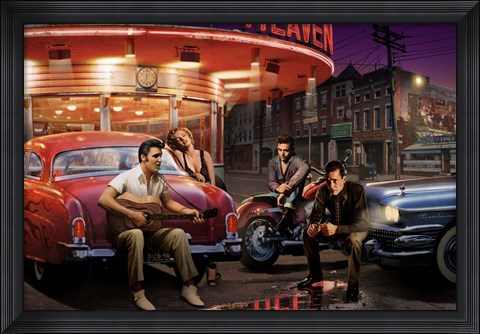 Framed Leg XRoads Print