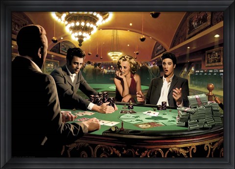 Framed Royal Flush Print