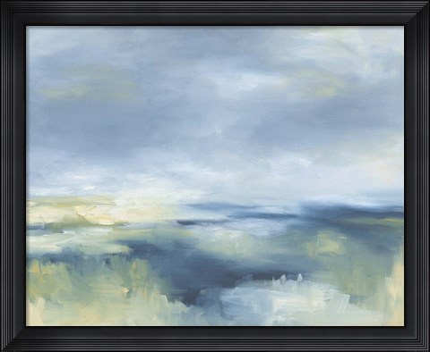 Framed Coastal Blues Print